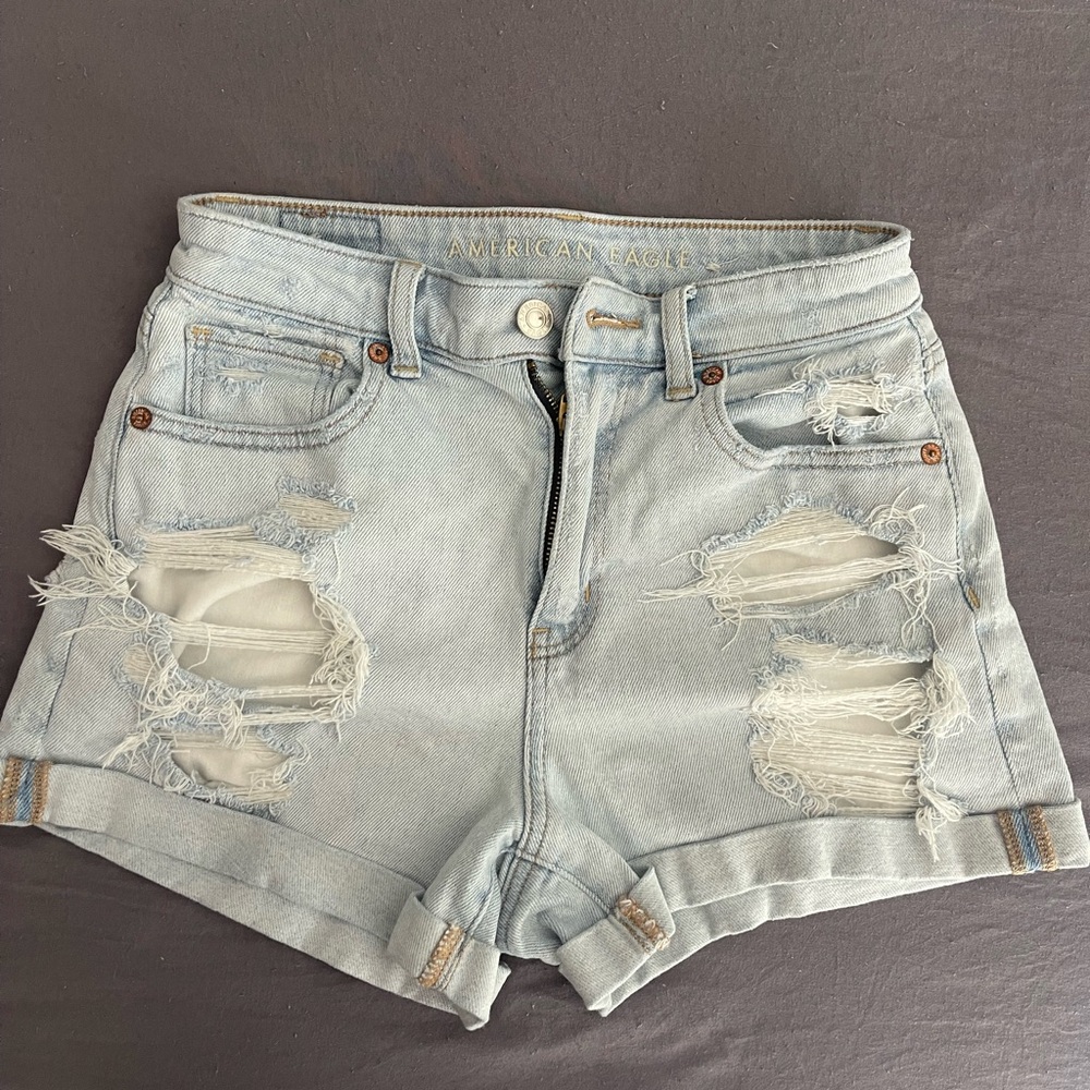 American eagle jean shorts